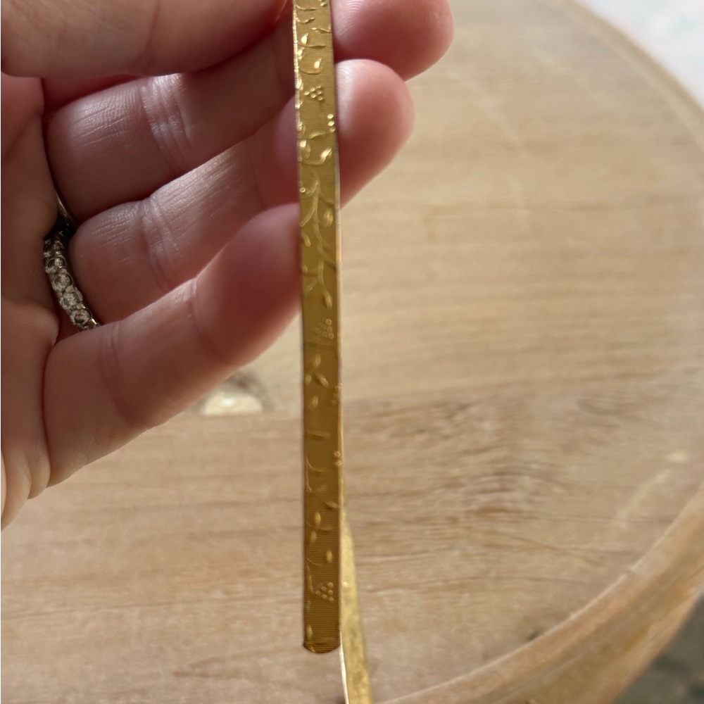 Vintage Gold Leaf Headband w Pearl Grecian Fifties Hair Accessory Jewelry Pretty - Picture 6 of 11